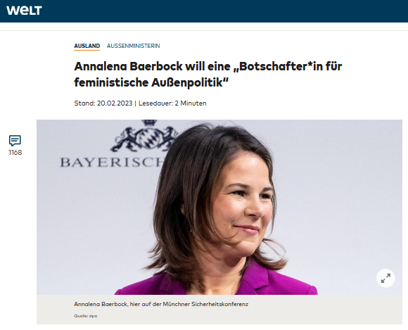 Feministische Aussenpolitik & Baerbock Aktuell: Der Neueste "Bock ...